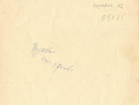 Пудкевич Сергей Ефимович. Набросок